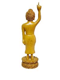 [standing Buddha], Buddhist Statue, Popular Wood