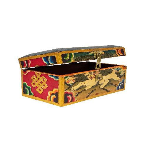 Wooden Tibetan Box-33841