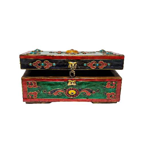 Wooden Tibetan Box-33852