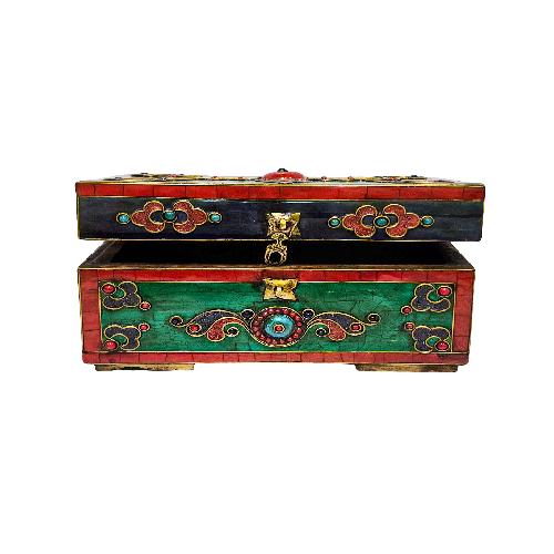 Wooden Tibetan Box-33853