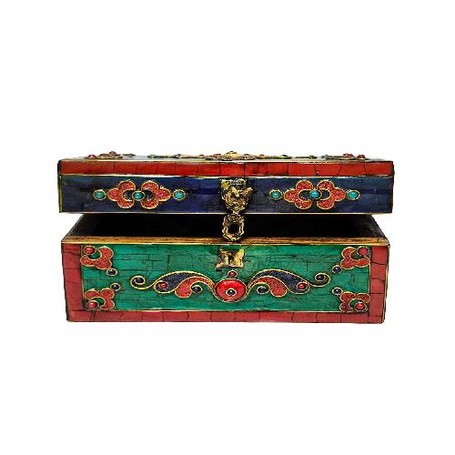 Wooden Tibetan Box-33857