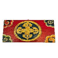 Tibetan Ritual Wooden [buddha Eye] Design  Box, Traditional Color Painted