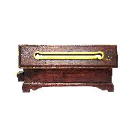 Tibetan Ritual Wooden Incense Burner, With [ashtamangala Design] Traditional Color Painted