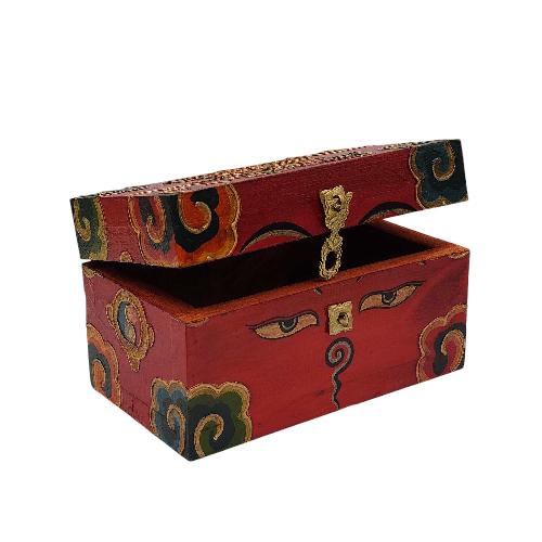 thumb2-Wooden Tibetan Box-33883