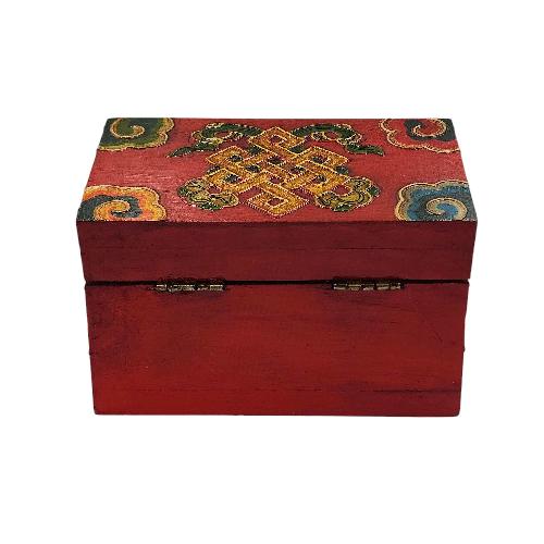 thumb4-Wooden Tibetan Box-33883