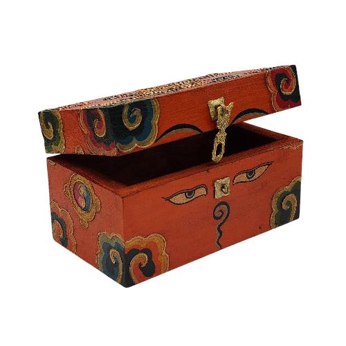 thumb1-Wooden Tibetan Box-33884