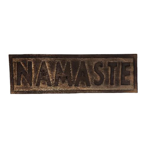 [namaste Carved], Handmade Wall Hanging