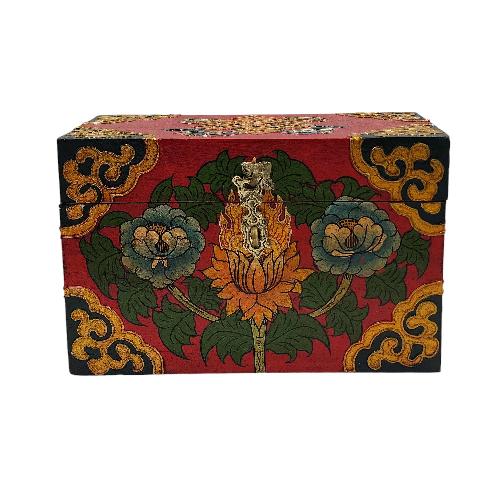 thumb1-Wooden Tibetan Box-33887