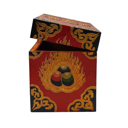 thumb3-Wooden Tibetan Box-33890