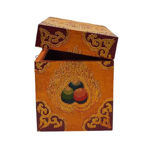 thumb3-Wooden Tibetan Box-33891