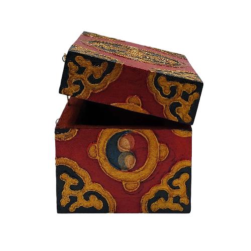 thumb3-Wooden Tibetan Box-33892