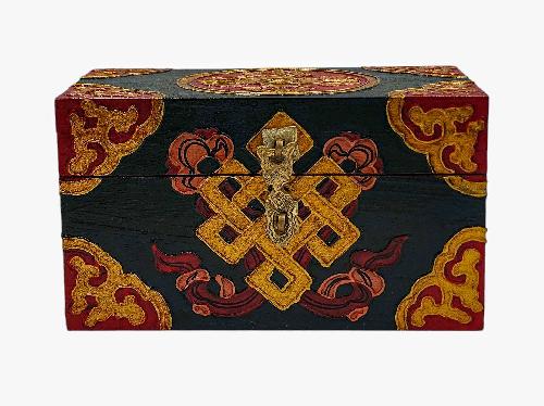 Wooden Tibetan Box-33893