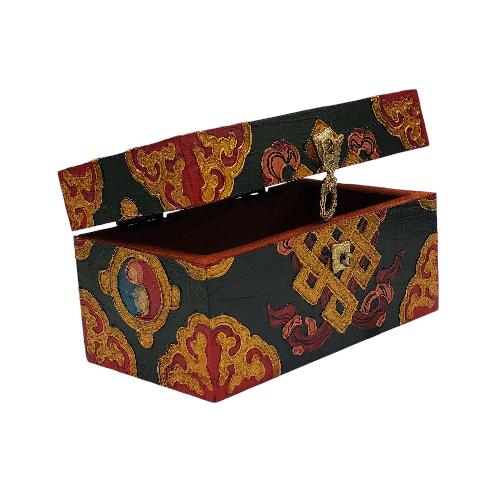 thumb2-Wooden Tibetan Box-33893