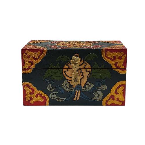 thumb1-Wooden Tibetan Box-33895