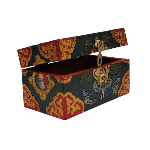 thumb2-Wooden Tibetan Box-33895