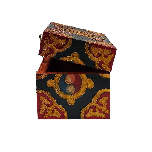 thumb3-Wooden Tibetan Box-33895