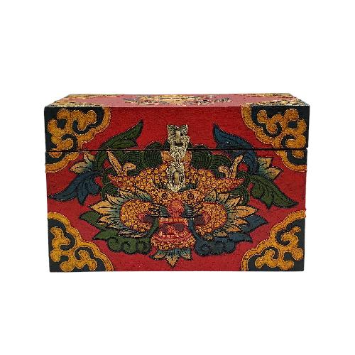 thumb1-Wooden Tibetan Box-33896