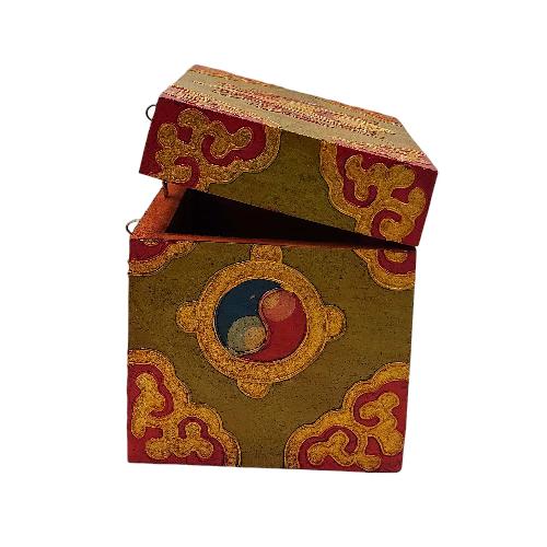 thumb2-Wooden Tibetan Box-33897