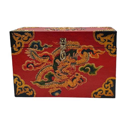 thumb1-Wooden Tibetan Box-33898