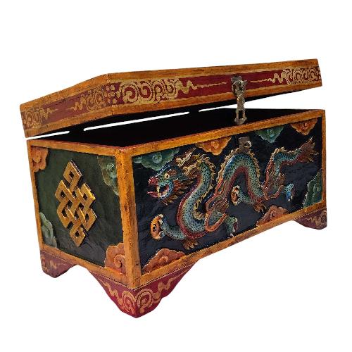 thumb2-Wooden Tibetan Box-33900