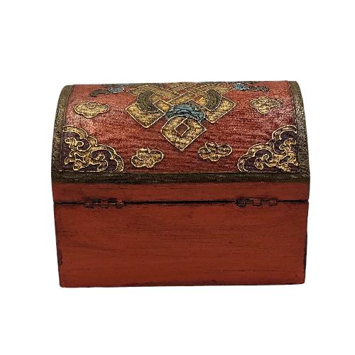 thumb4-Wooden Tibetan Box-33901