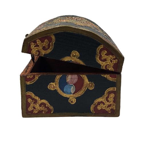 thumb3-Wooden Tibetan Box-33902