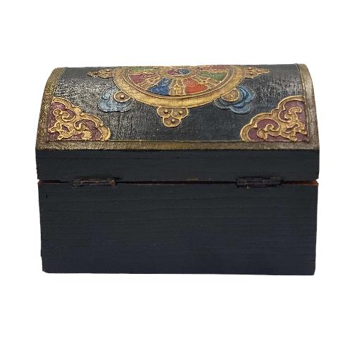 thumb4-Wooden Tibetan Box-33902