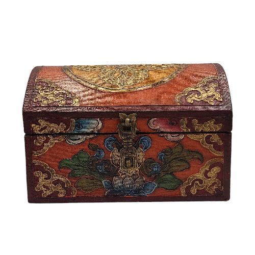 thumb1-Wooden Tibetan Box-33903