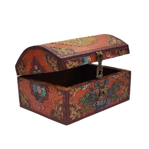 thumb2-Wooden Tibetan Box-33903