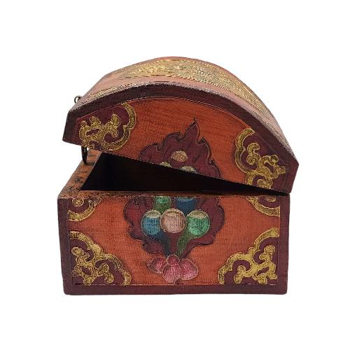 thumb3-Wooden Tibetan Box-33903