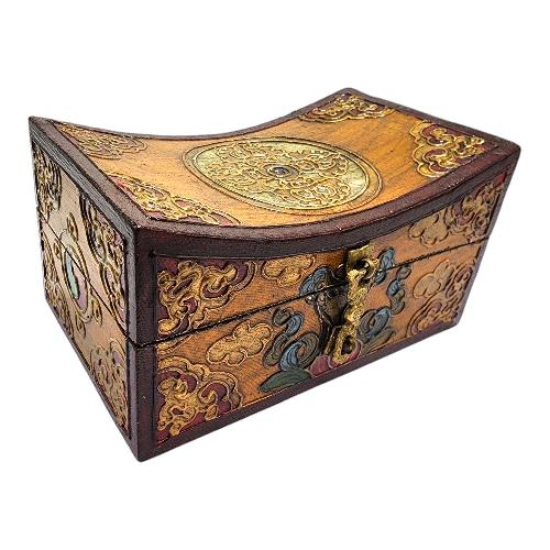 Wooden Tibetan Box-33907