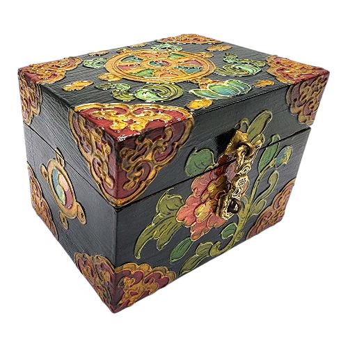 Wooden Tibetan Box-33912