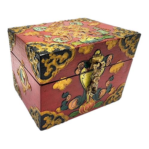 Wooden Tibetan Box-33913