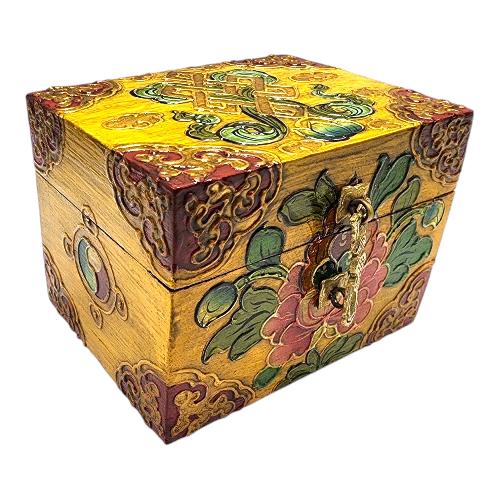 Wooden Tibetan Box-33914