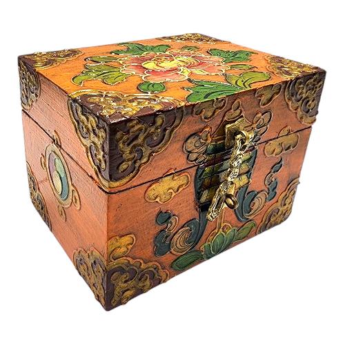 Wooden Tibetan Box-33915