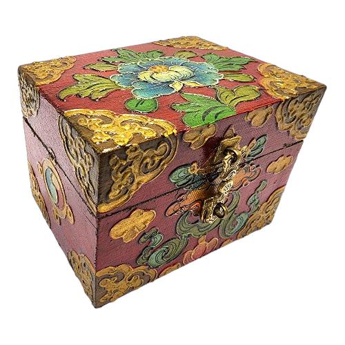 Wooden Tibetan Box-33917