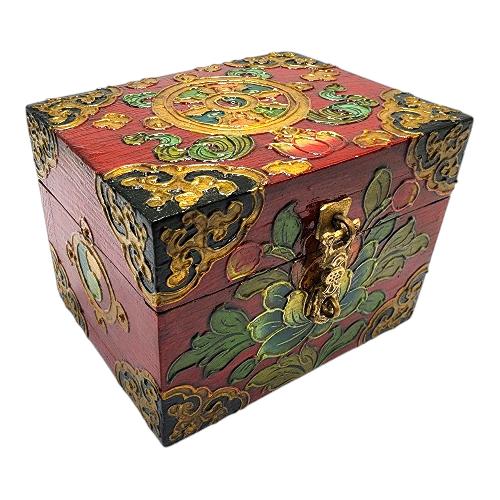 Wooden Tibetan Box-33921