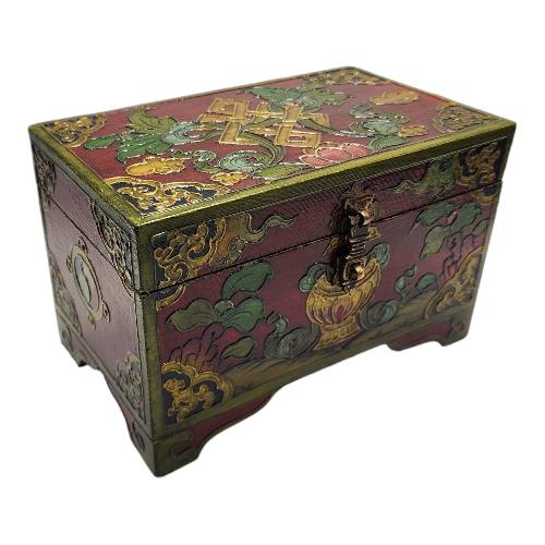 Wooden Tibetan Box-33931