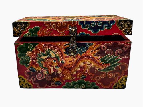 Wooden Tibetan Box-33948