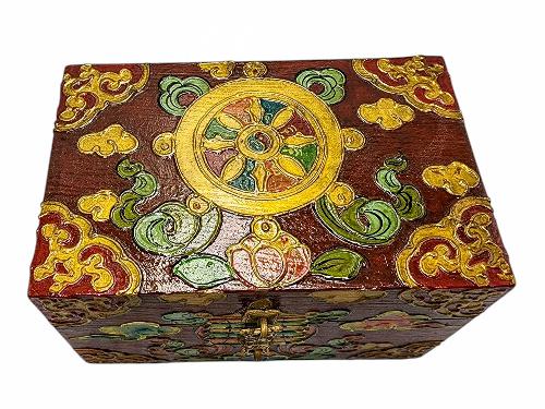 thumb2-Wooden Tibetan Box-33951