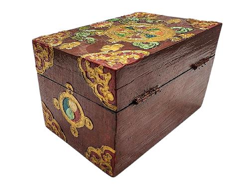 thumb3-Wooden Tibetan Box-33951