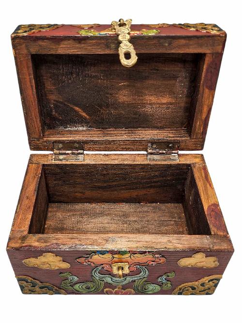 thumb4-Wooden Tibetan Box-33952