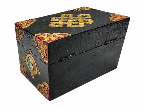 thumb3-Wooden Tibetan Box-33953