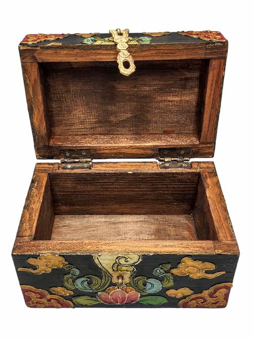 thumb4-Wooden Tibetan Box-33953