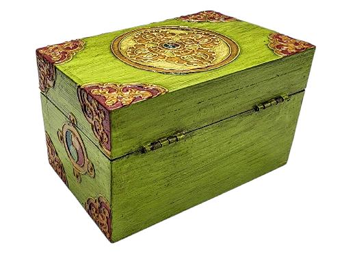 thumb3-Wooden Tibetan Box-33954