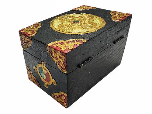 thumb3-Wooden Tibetan Box-33955