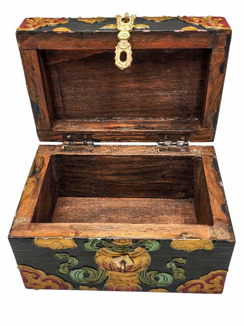 thumb4-Wooden Tibetan Box-33955