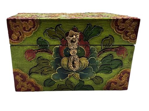 thumb1-Wooden Tibetan Box-33956