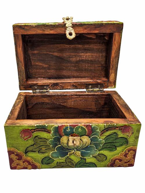 thumb3-Wooden Tibetan Box-33956