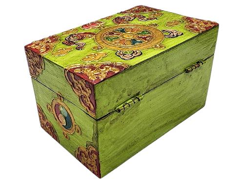 thumb4-Wooden Tibetan Box-33956